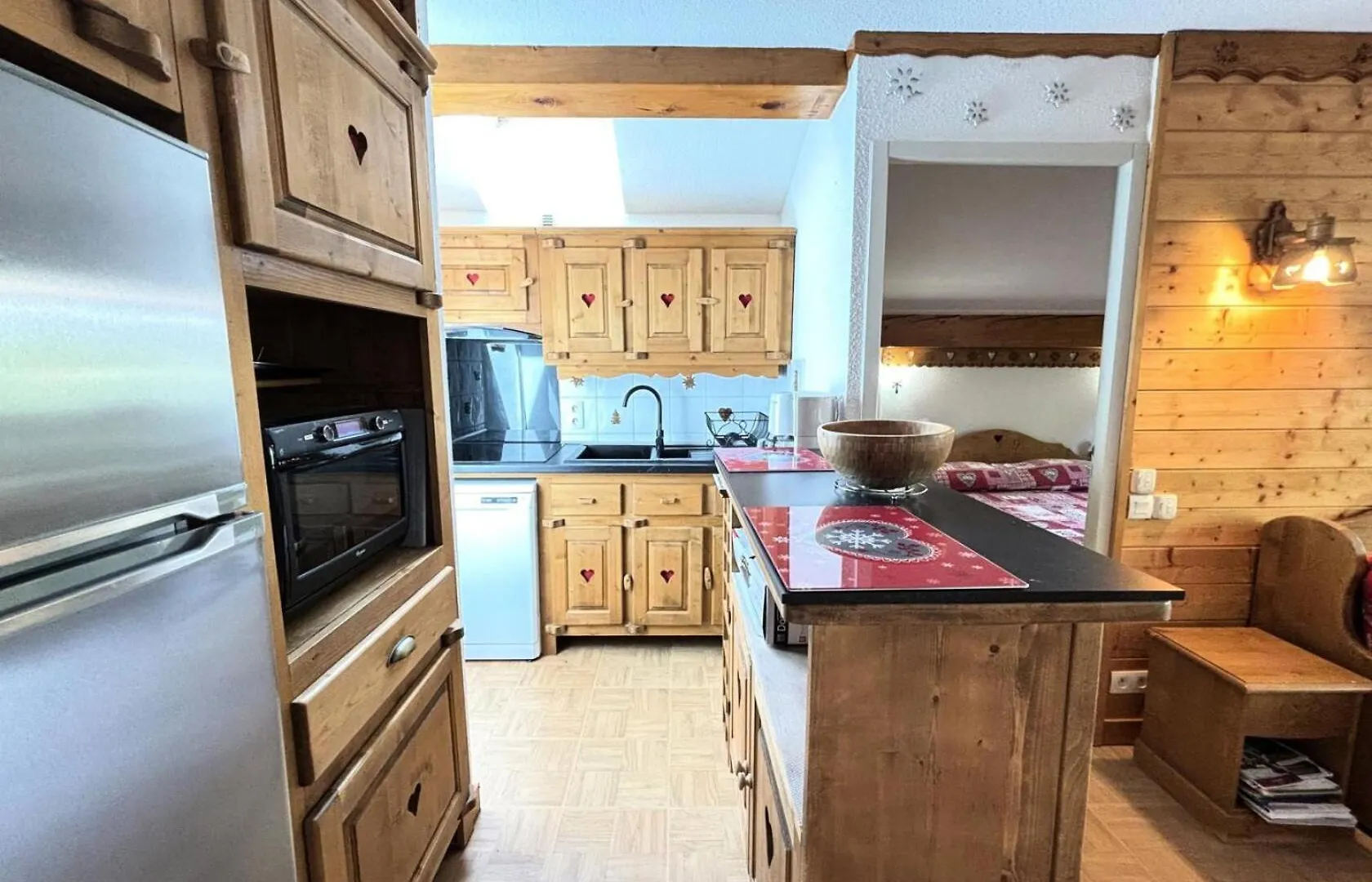 Les Chalets Des Evettes - Appartement De Charme Au Pied Des Pistes, Dans Une Residence Avec Piscine Mae-2864 Notre-Dame-de-Bellecombe 0*,  França